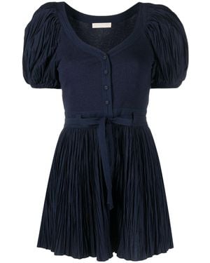 Ulla Johnson Vinny Puff-Sleeve Playsuit - Blue