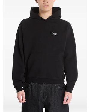 Dime Hoodie À Détail De Logo - Black