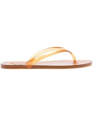 Ancient Greek Sandals Jelly Flip Flop - Brown