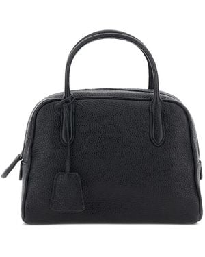 NOTHING WRITTEN Kate Leather Tote Bag - Black