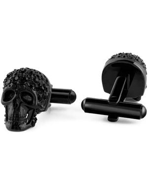 Philipp Plein Crystal Cufflinks - Black