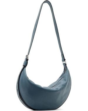 AllSaints Crescent Zipped Shoulder Bag - Blue