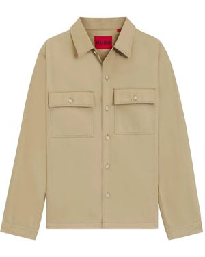 HUGO Hemd Im Utility-Look - Natur