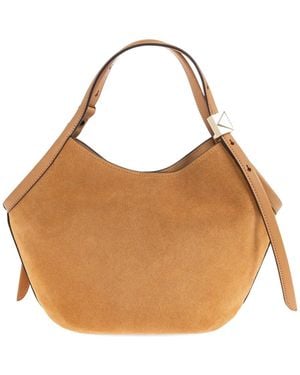 Kate Spade Small Deco Suede Tote Bag - Brown