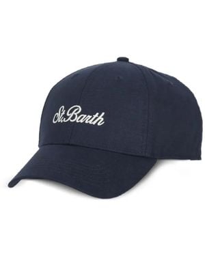 MC2 Saint Barth Embroidered Baseball Cap - Blue