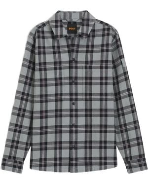 BOSS Oversized-Fit Shirt - Grey