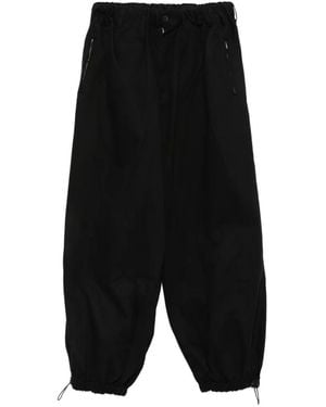 Entire studios Elasticated-Cuff Pants - Black