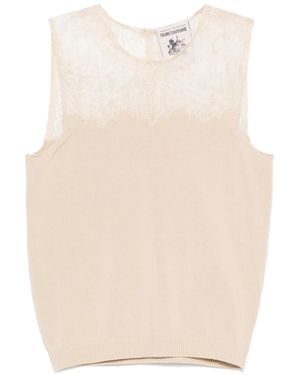 Semicouture Grazia トップ - ナチュラル