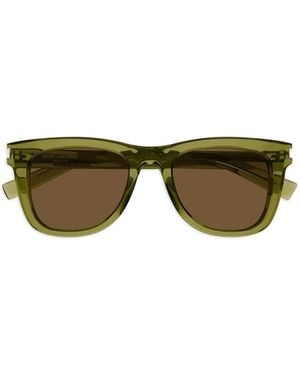 Saint Laurent Sl 712 Square-Frame Sunglasses - Natural