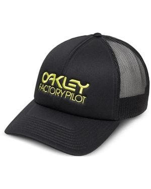 Oakley Factory Pilot Mesh-Panel Trucker Hat - Black