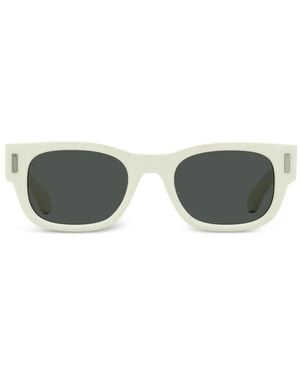 Ferragamo Eyewear Rectangle-Frame Sunglasses - Green