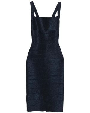Hervé Léger Neri Square-Neck Mini Dress - Blue