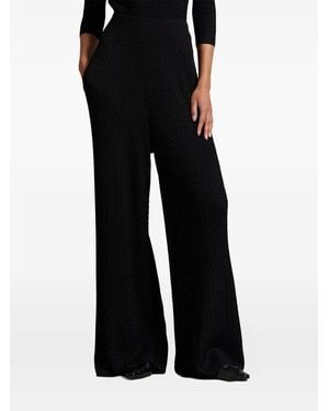 Polo Ralph Lauren Cable-Knit Trousers - Black