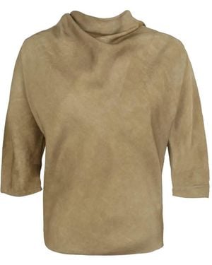 Cortana Top Opale Con Cuello Asimétrico - Neutro