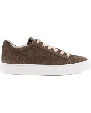 Brunello Cucinelli Baskets En Daim - Marron
