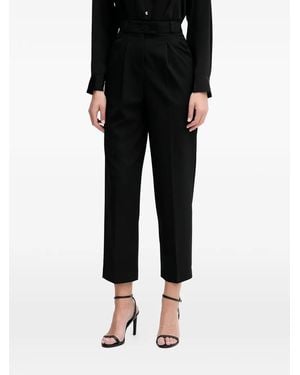Benetton Pleated Tailored Trousers - Black