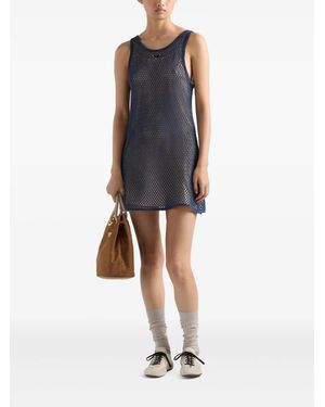 Prada Mesh Dresses for Women | Lyst