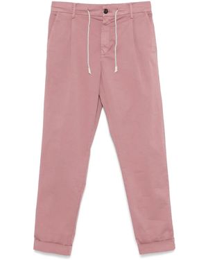 Eleventy Broek Met Toelopende Pijpen - Rood
