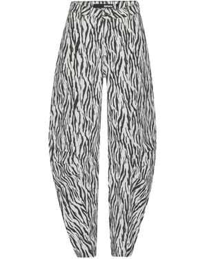 ROTATE BIRGER CHRISTENSEN Wide Trousers - Negro