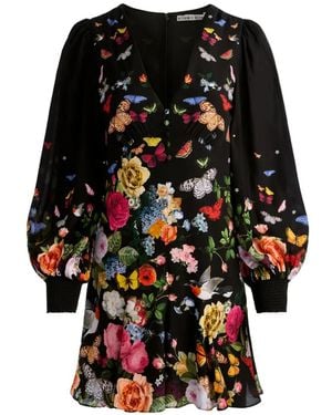 Alice + Olivia Irene Empire Waist Mini Dress - Black