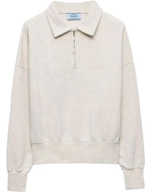 Prada ジャージーポロシャツ - ホワイト