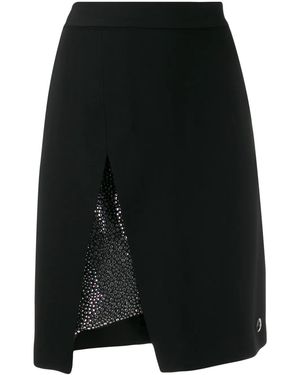 Philipp Plein Embellished Mini Skirt - Black