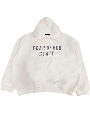 Fear Of God Fleece Hoodie - White