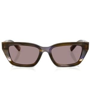 Dolce & Gabbana Cat-Eye Frame Sunglasses - Brown