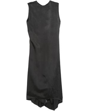 FEDERICO CINA Sleeveless Asymmetric Dress - Black