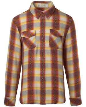God's True Cashmere Cashmere Plaid Shirt - Brown