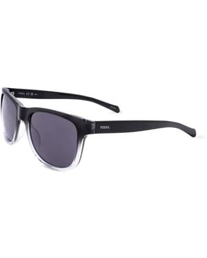 Fossil Gradient-Effect Square-Frame Sunglasses - White
