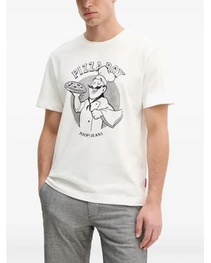 Joop! Alroy Graphic-Print T-Shirt - White