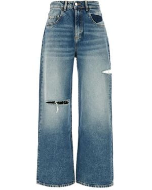 ICON DENIM ダメージ ジーンズ - ブルー