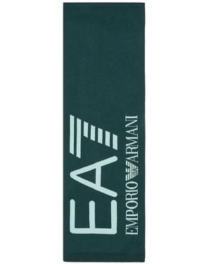 EA7 Sciarpa Con Logo - Verde