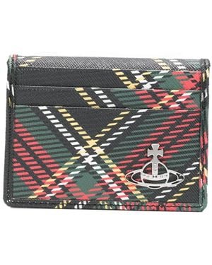 Vivienne Westwood チェック カードケース - グレー