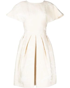 Saiid Kobeisy Knee-Length Flared Dress - White