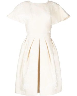 Saiid Kobeisy Knee-Length Flared Dress - White