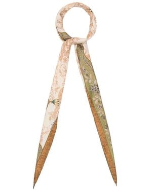 Pierre Louis Mascia Aloeuw Silk Scarf - White