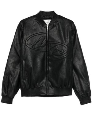 Arte' Veste À Détail Logo - Black