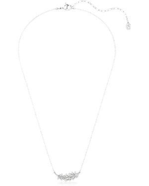 Swarovski Vienna Feather-Motif Crystal-Embellished Necklace - White