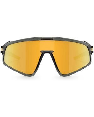 Oakley Latch Mask-Frame Sunglasses - Yellow