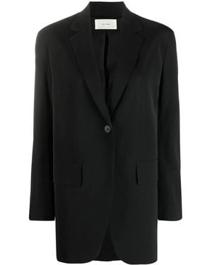 The Row Obine Single-Breasted Blazer - Black