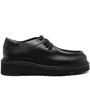 Ferragamo Oxford-Schuhe Mit Dicker Sohle - Schwarz