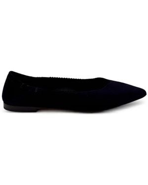 Pomme D ́Or Ballerines À Plaque Logo - Noir