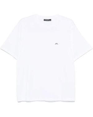 J.Lindeberg T-Shirt aus Bio-Baumwolle - Weiß