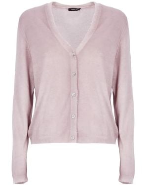 Avant Toi Buttoned Cardigan - Pink