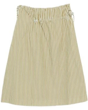 Damson Madder Caspia Midi Skirt - Natural