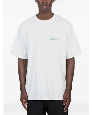 Gramicci Graphic-Print T-Shirt - White