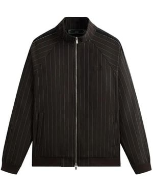 Kith Clifton Pinstripe Zip-Up Track Jacket - Black