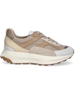 Novesta Paneled Lace-Up Fastening Sneakers - White